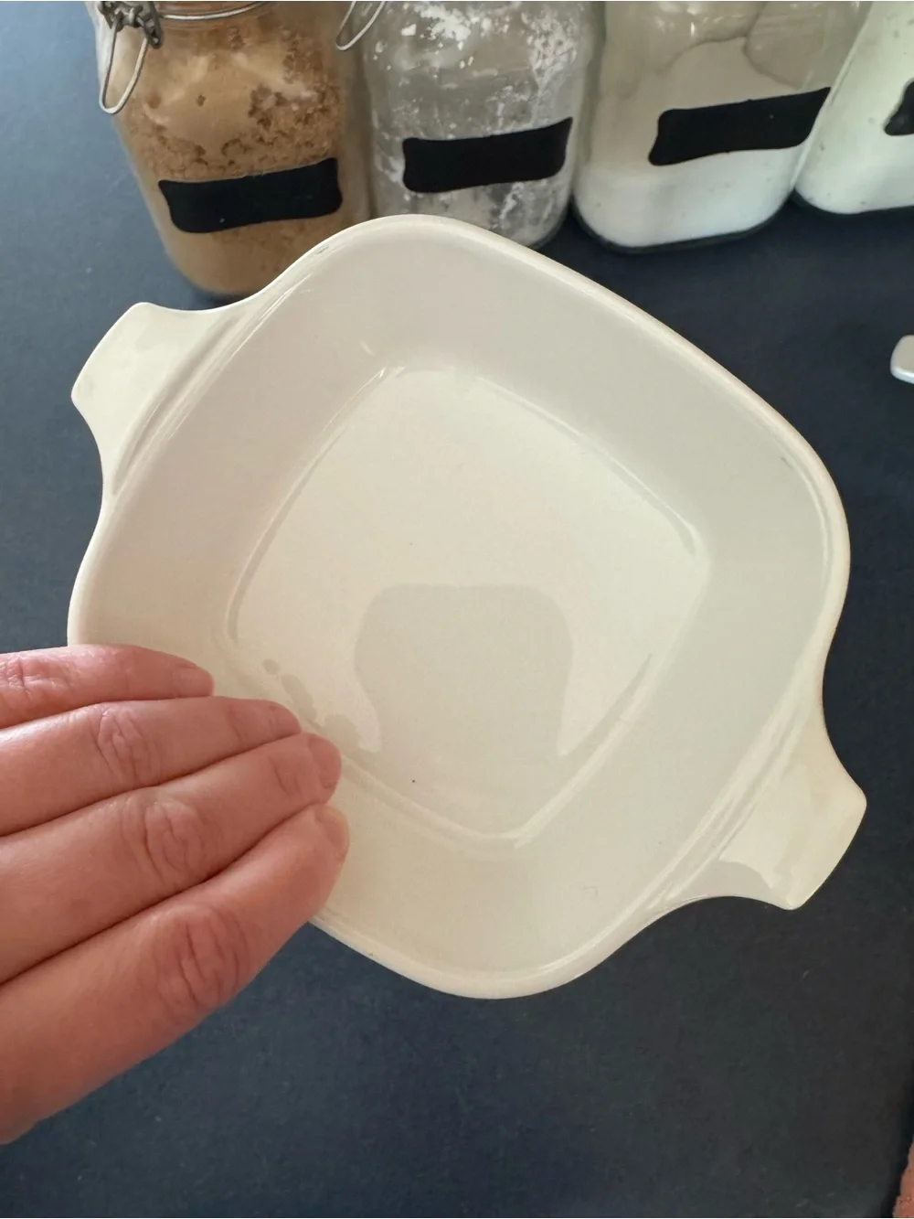 Corningware ceramic casserole